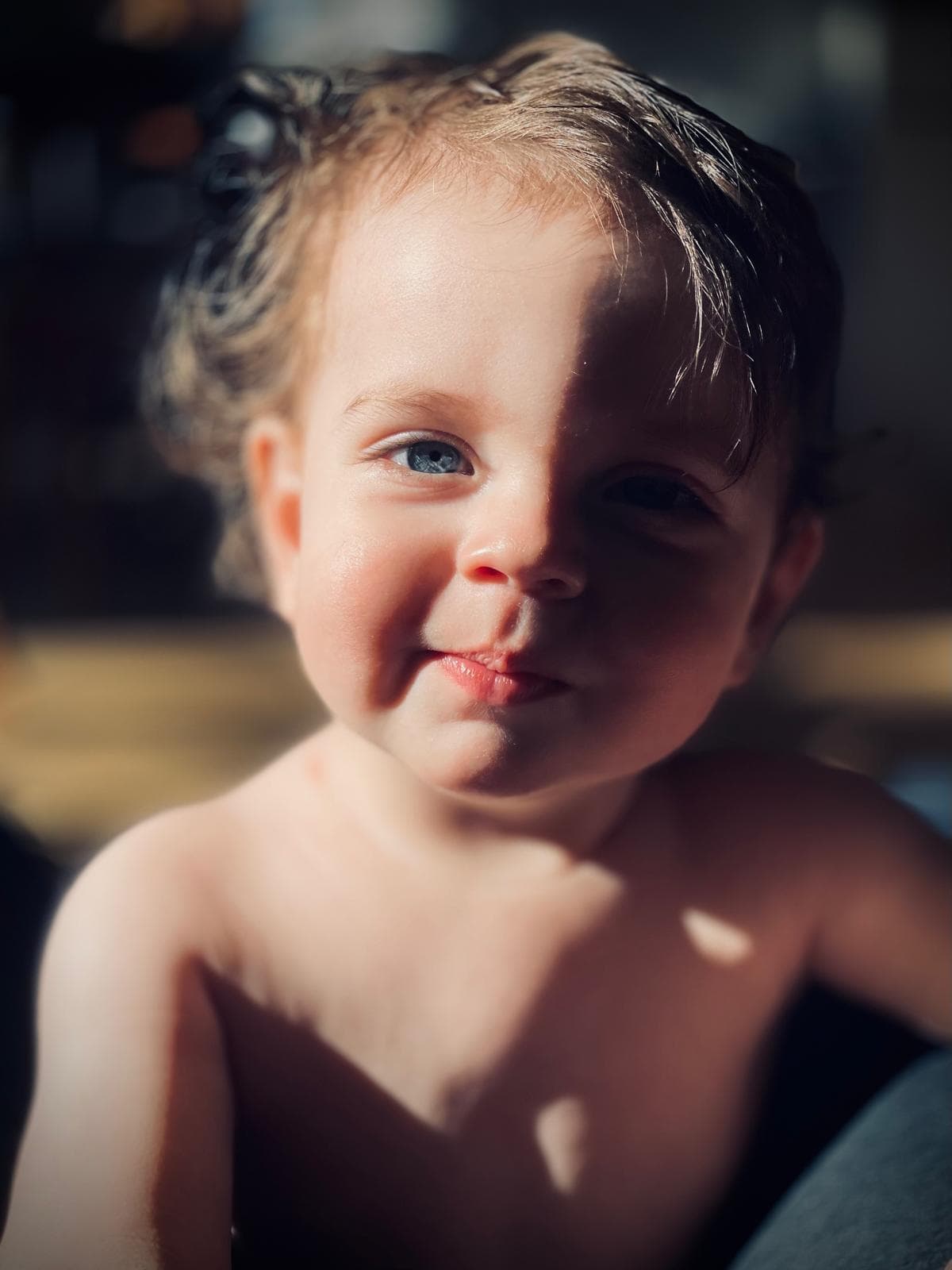 Isaac in soft sunlight